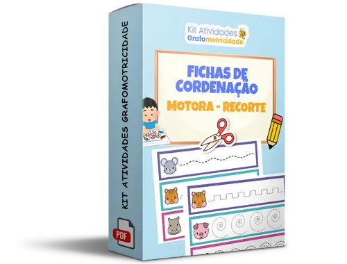 Fichas de Coordenação Motora para Recorte