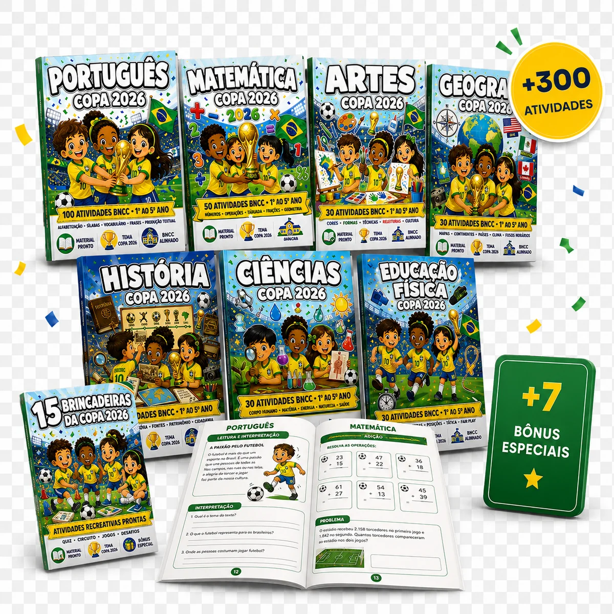 Kit Colorir Copa 2026 | Atividade Infantil em PDF para Imprimir