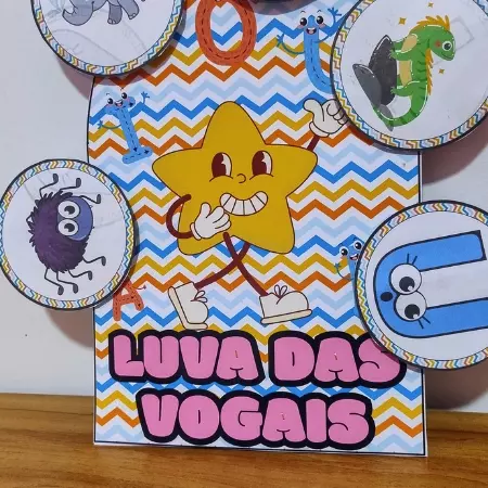 Luva das Vogais para Educação Infantil | Atividade em PDF