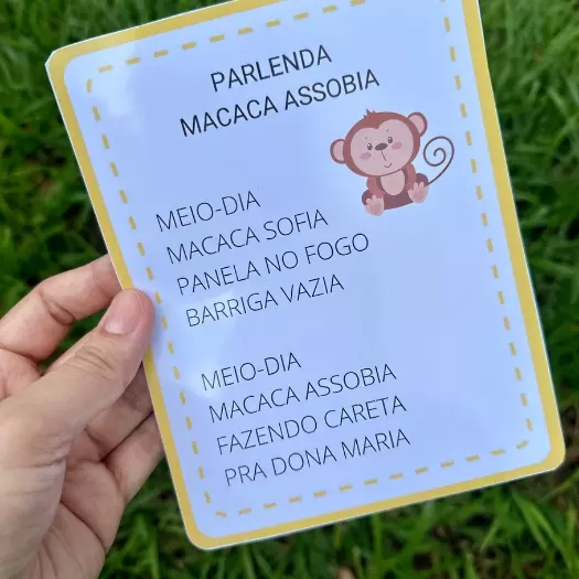 Parlendas para Leitura para Educação Infantil | Atividade em PDF