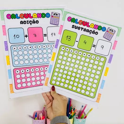 Calculando: Adição e Subtração | Educação Infantil | PDF para Imprimir